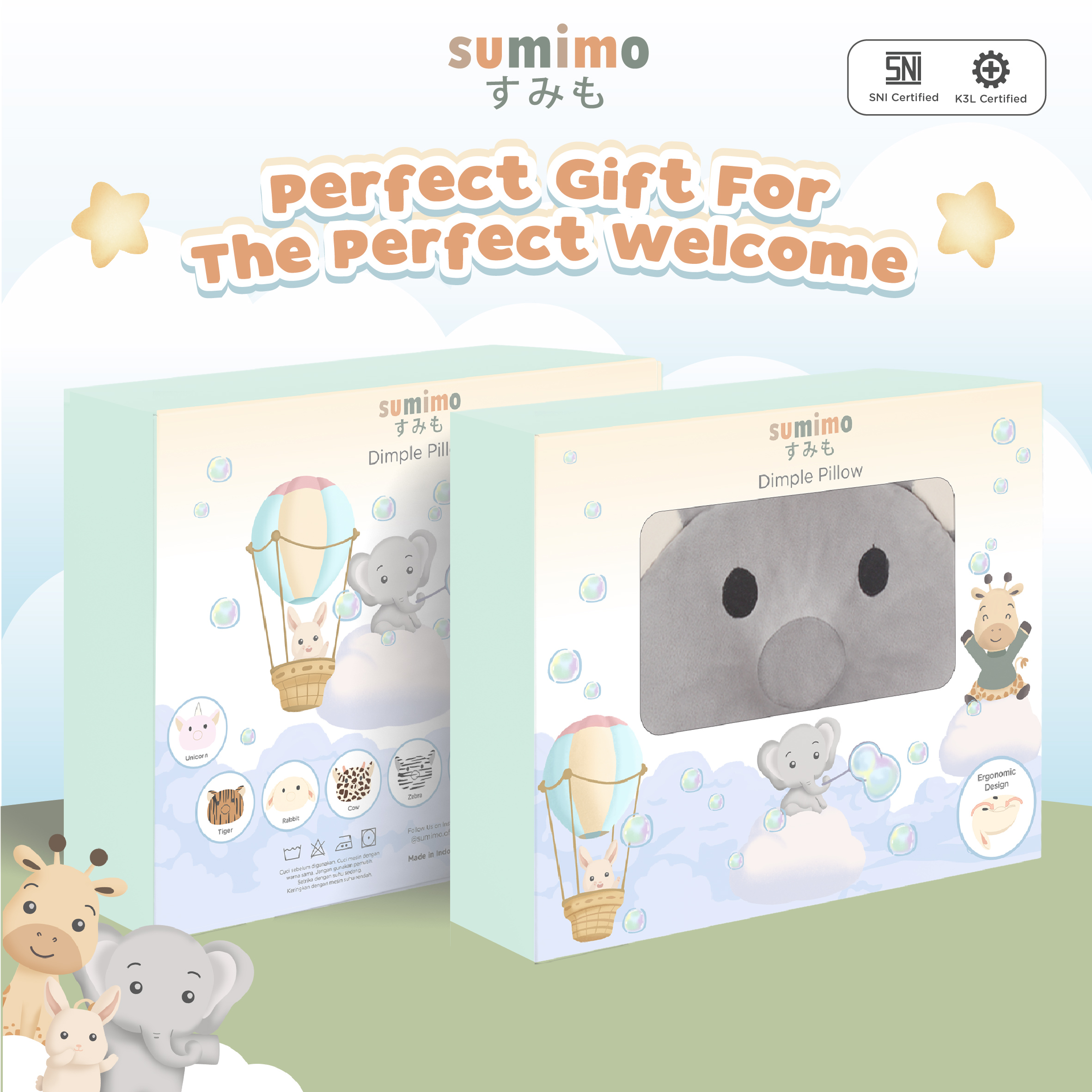 Sumimo Dimple Pillow Ergonomic Bantal Peang foto 2