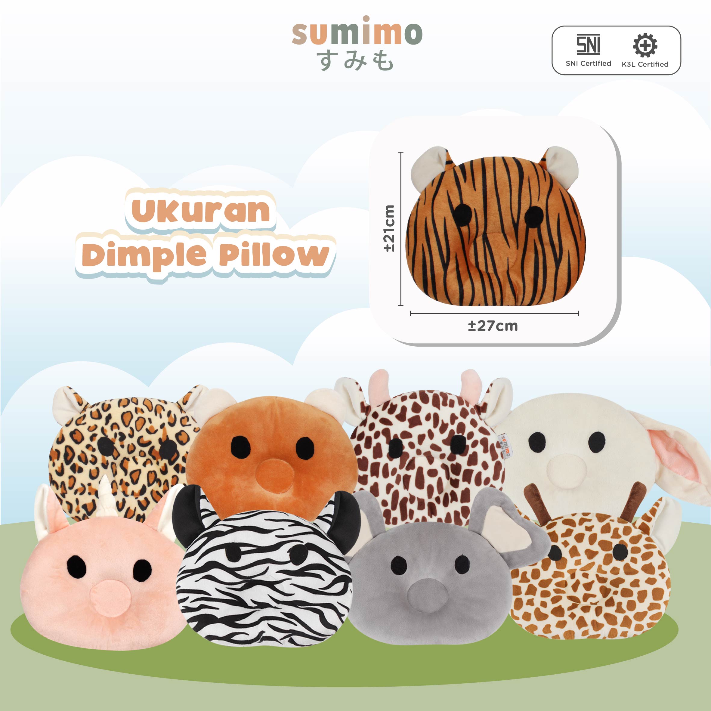 Sumimo Dimple Pillow Ergonomic Bantal Peang foto 1