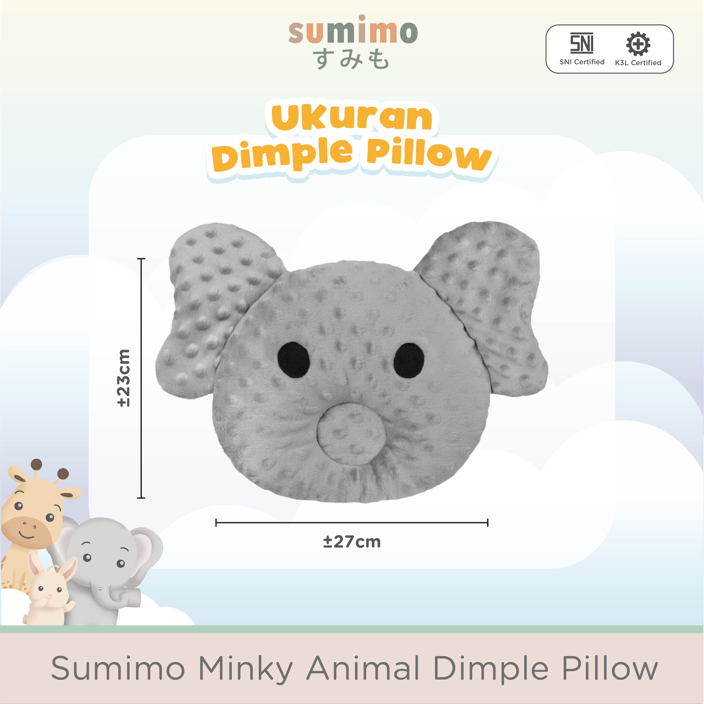 Sumimo - Animal Minky Dimple Pillow foto 2