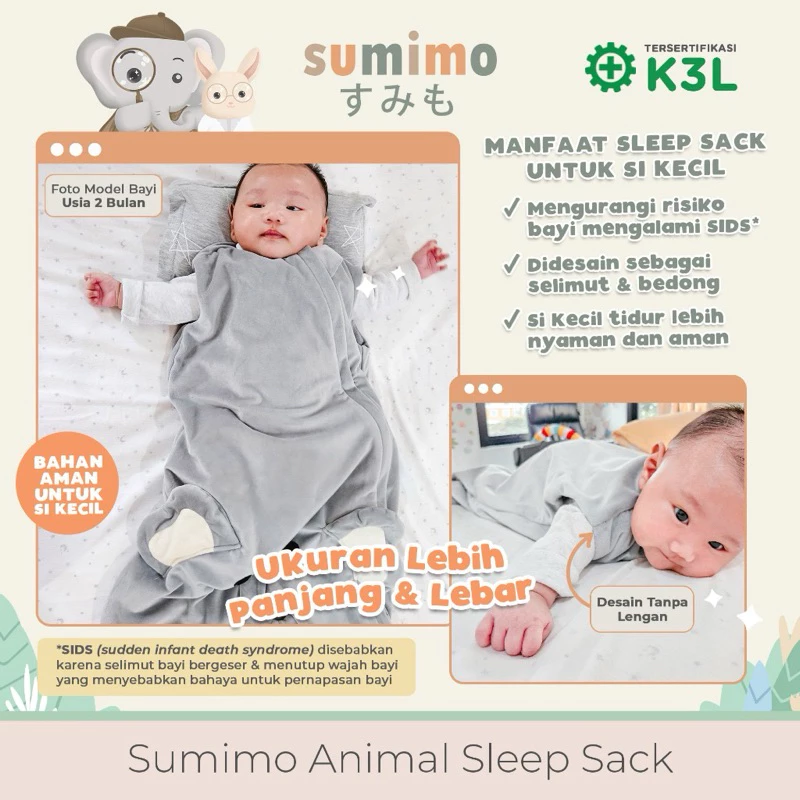 Sumimo - Nestimo Sleep Sack Animal foto 2
